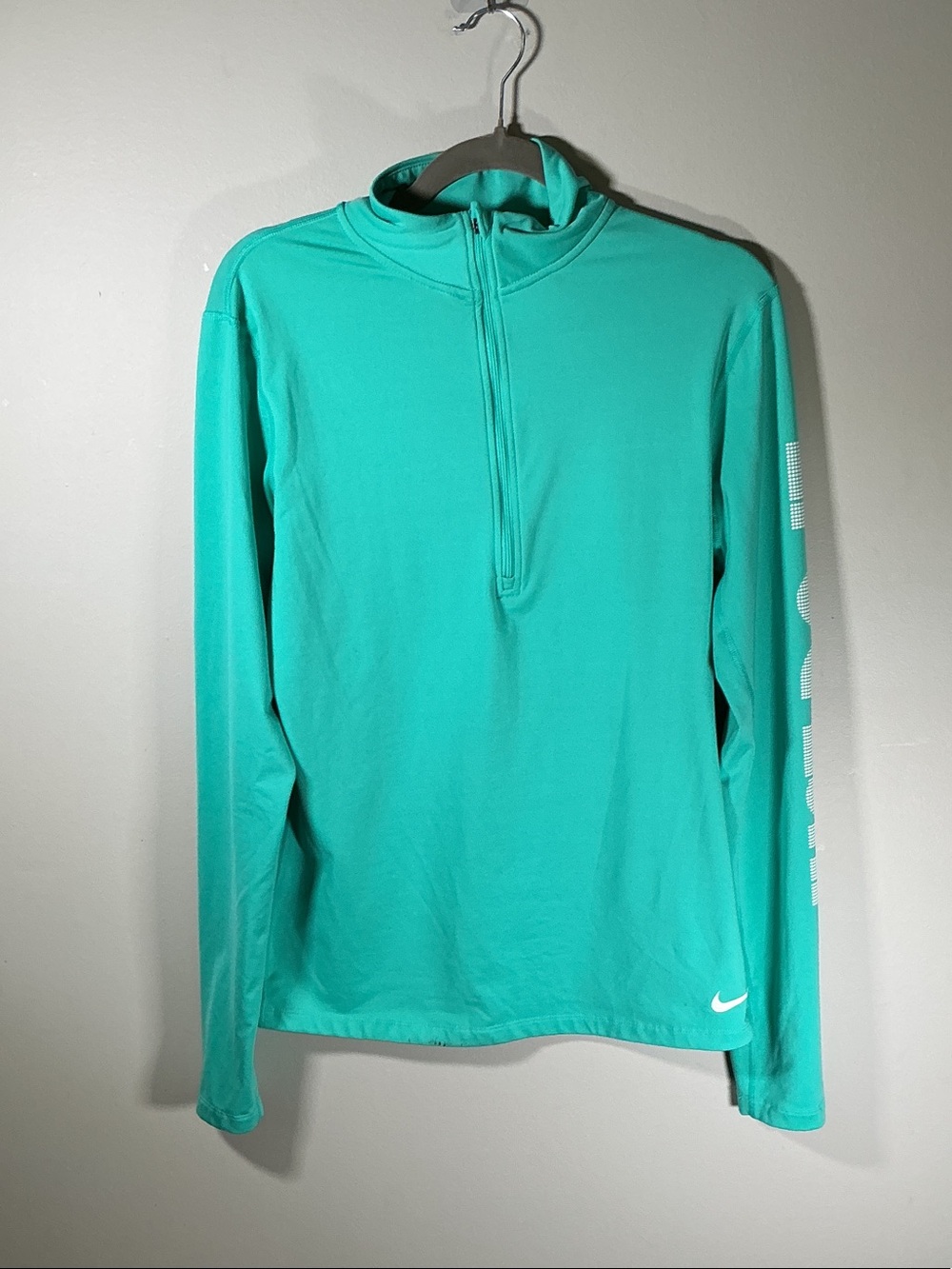 Nike Dri-FIT Just Do It Quarter Zip Pullover Top Large